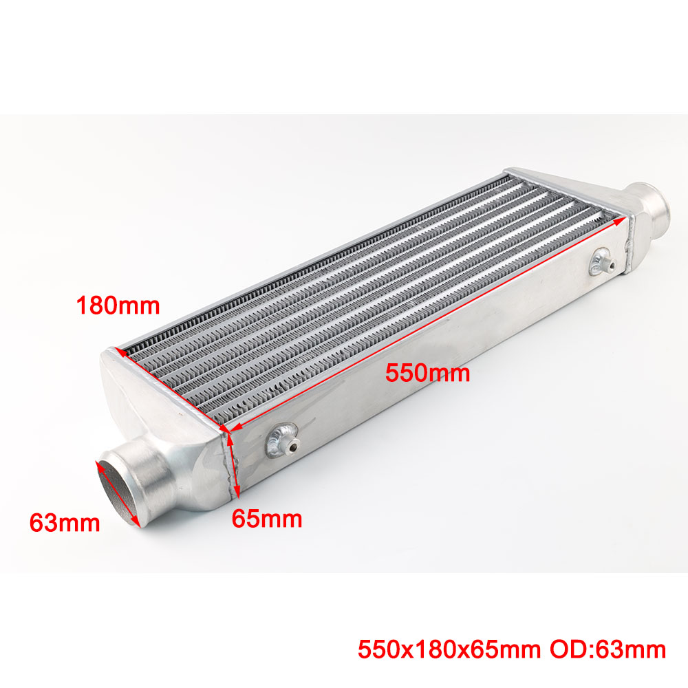 Front Mount Intercooler Universal Bar Plate - Ladeluft kühler 550x180x65mm Universal Turbo Ladeluft