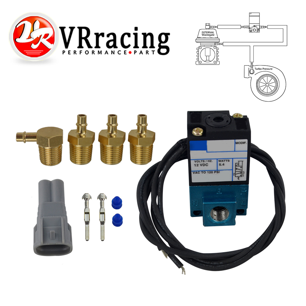 Electronic Boost Control Solenoid Valve 3 Port - VR ECU 3-Port elektronisches Turbo-Boost-Steuermagnetventil 12