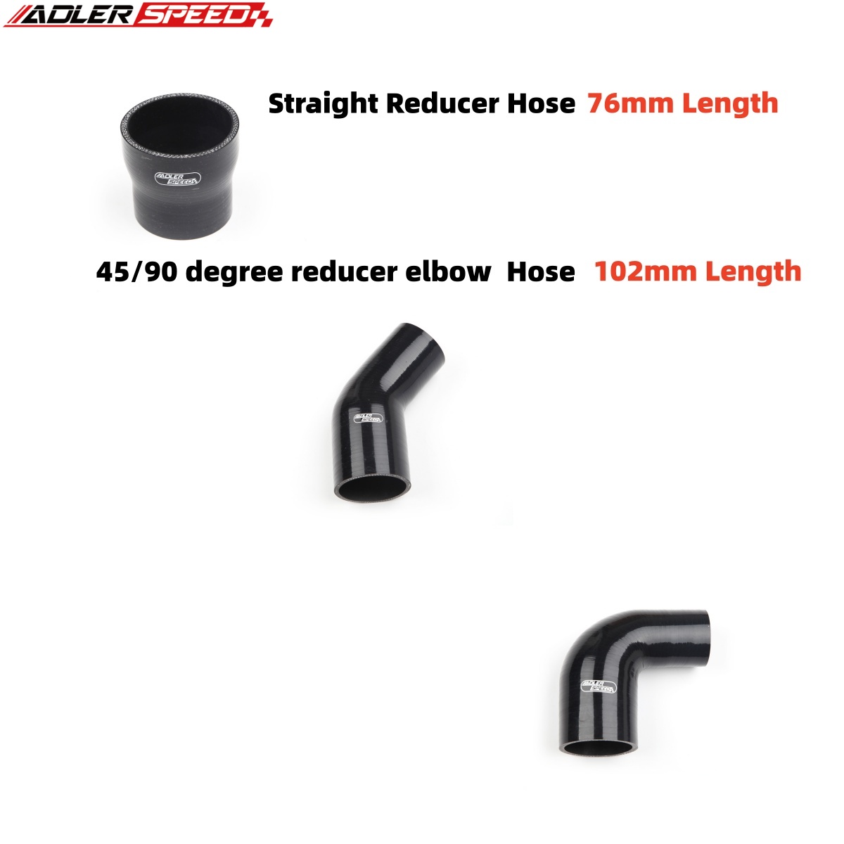 Turbo Silicone Coupler Hose Reducer 4 Ply - Universeller 4-lagiger 4