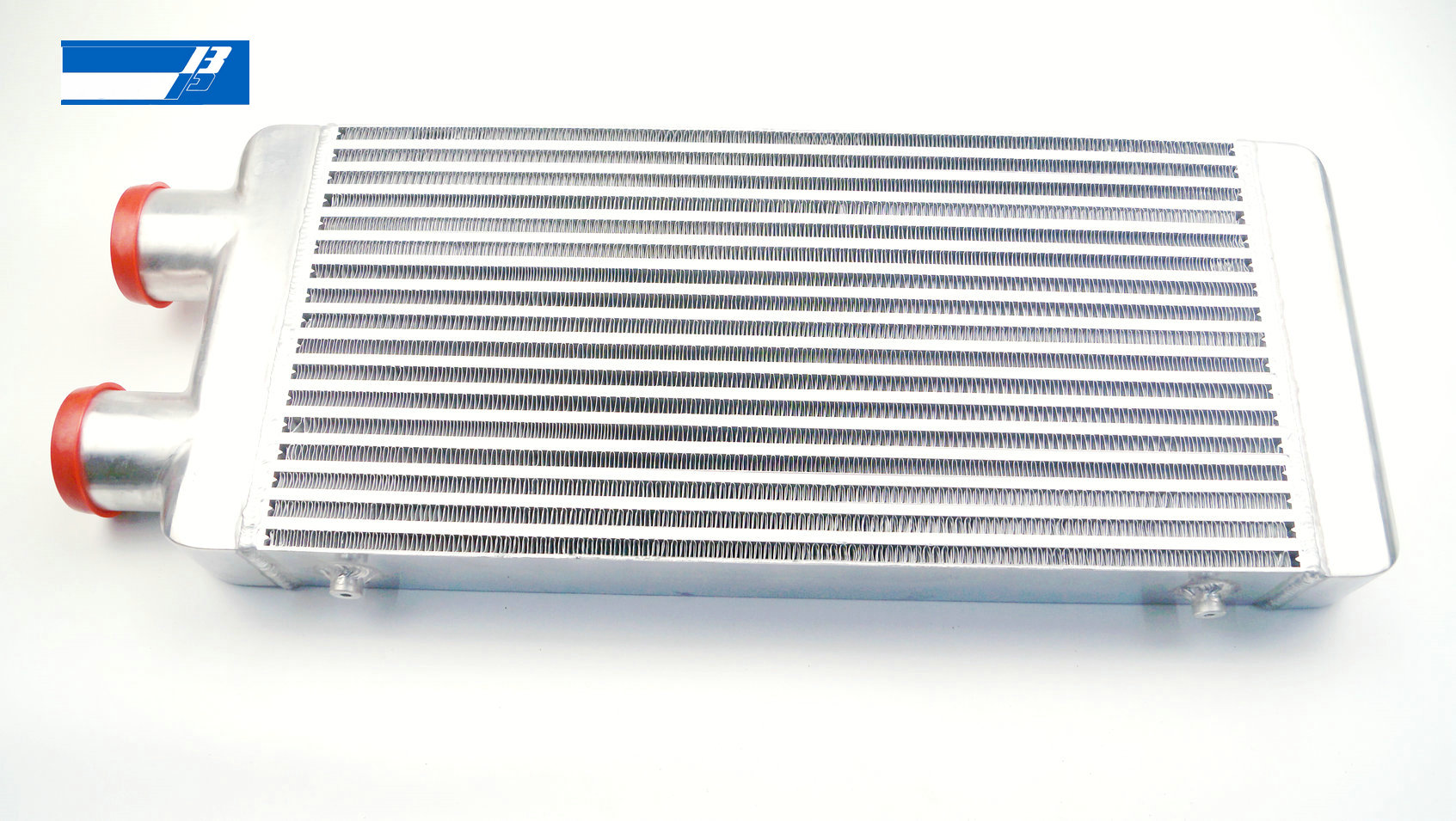 Front Mount Intercooler Universal Bar Plate - Universeller 600x300x76mm Aluminium-Frontmontage-Ladeluftkühler mit Stabplatten-Design, 3