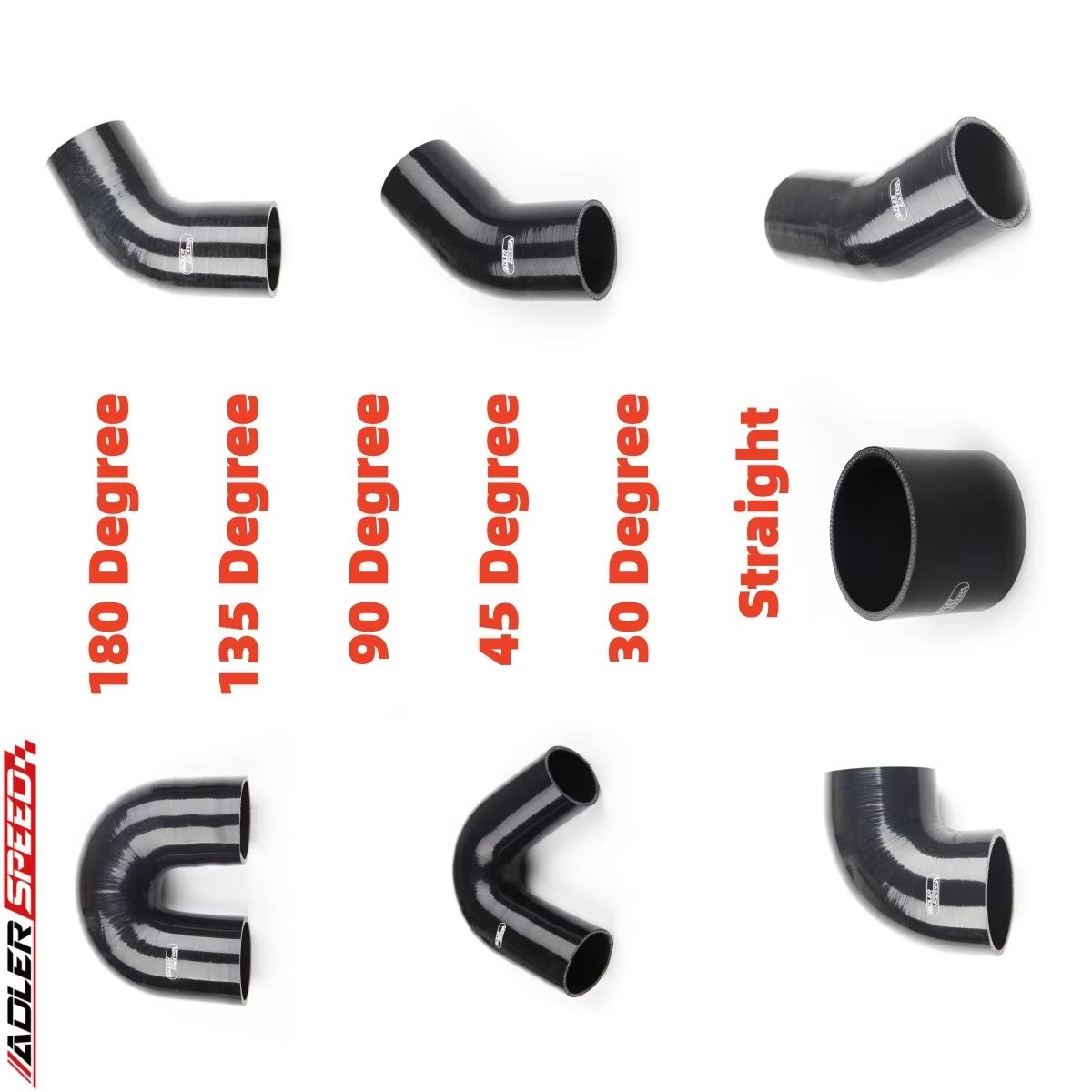 Turbo Silicone Coupler Hose Reducer 4 Ply - Universeller 4-lagiger 3,5-Zoll (89mm) ID Turbo-Silikon-Reduzierkupplungsrohr