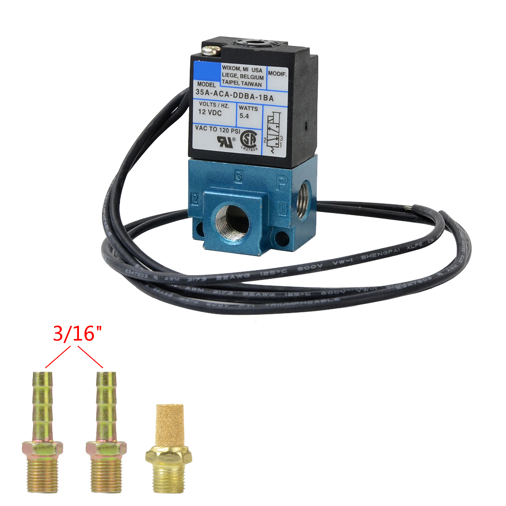 Electronic Boost Control Solenoid Valve 3 Port - Hochwertiges 12V Ersatzventil für MAC 3-Port