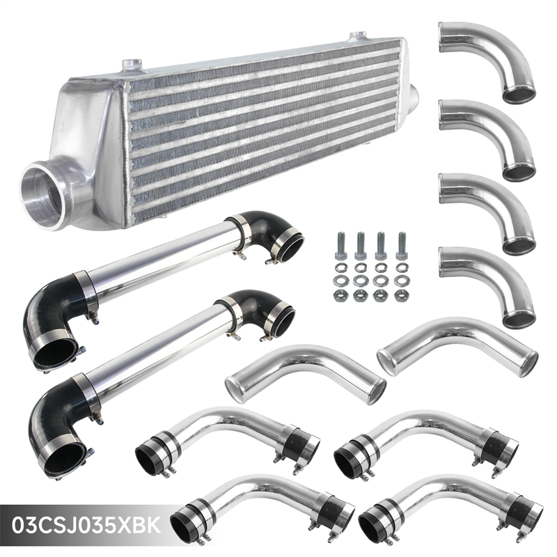 Front Mount Intercooler Universal Bar Plate - Universeller Bar & Plate Frontmontage-Turbo-Ladeluftkühler 550*140*65mm