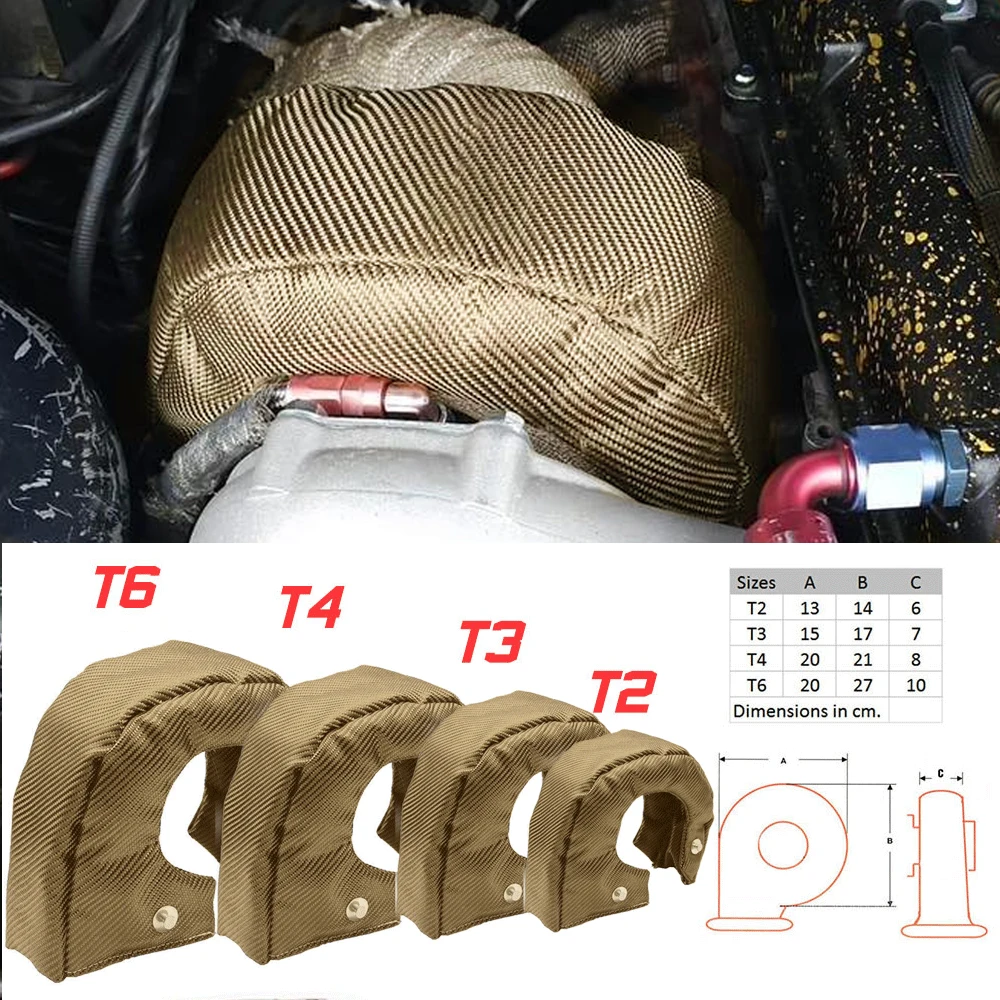 T2 t25 t28 gt28 gt30 gt35 t3 t – Turbo Heat Shield Blanket Titanium T3 T4 Bewertung und Preis
