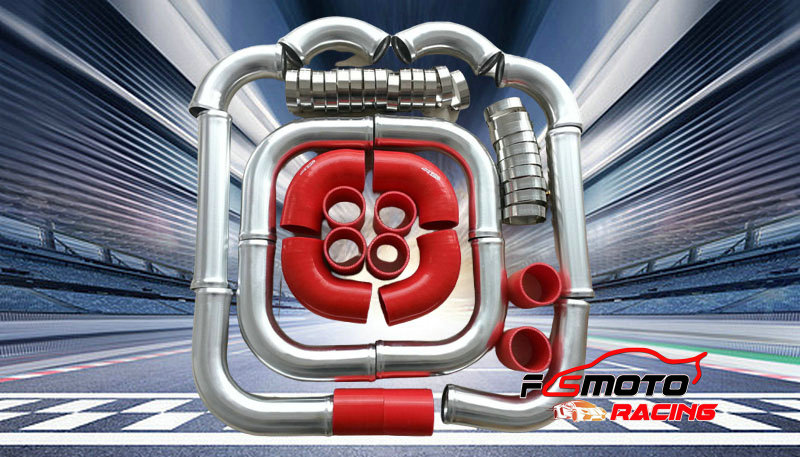 Aluminium-Ladeluftkühler-Turbo – Intercooler Piping Kit Aluminum 2.5 Inch Bewertung und Preis