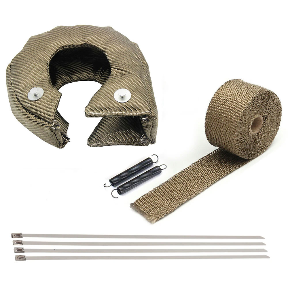 T2 T25 T28 GT28 GT30 GT35 T3 T – Turbo Heat Shield Blanket Titanium T3 T4 Bewertung und Preis