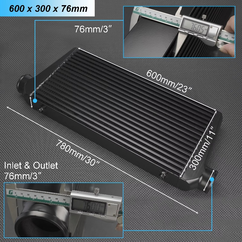 Universeller Aluminium-Ladeluf – Front Mount Intercooler Universal Bar Plate Bewertung und Preis