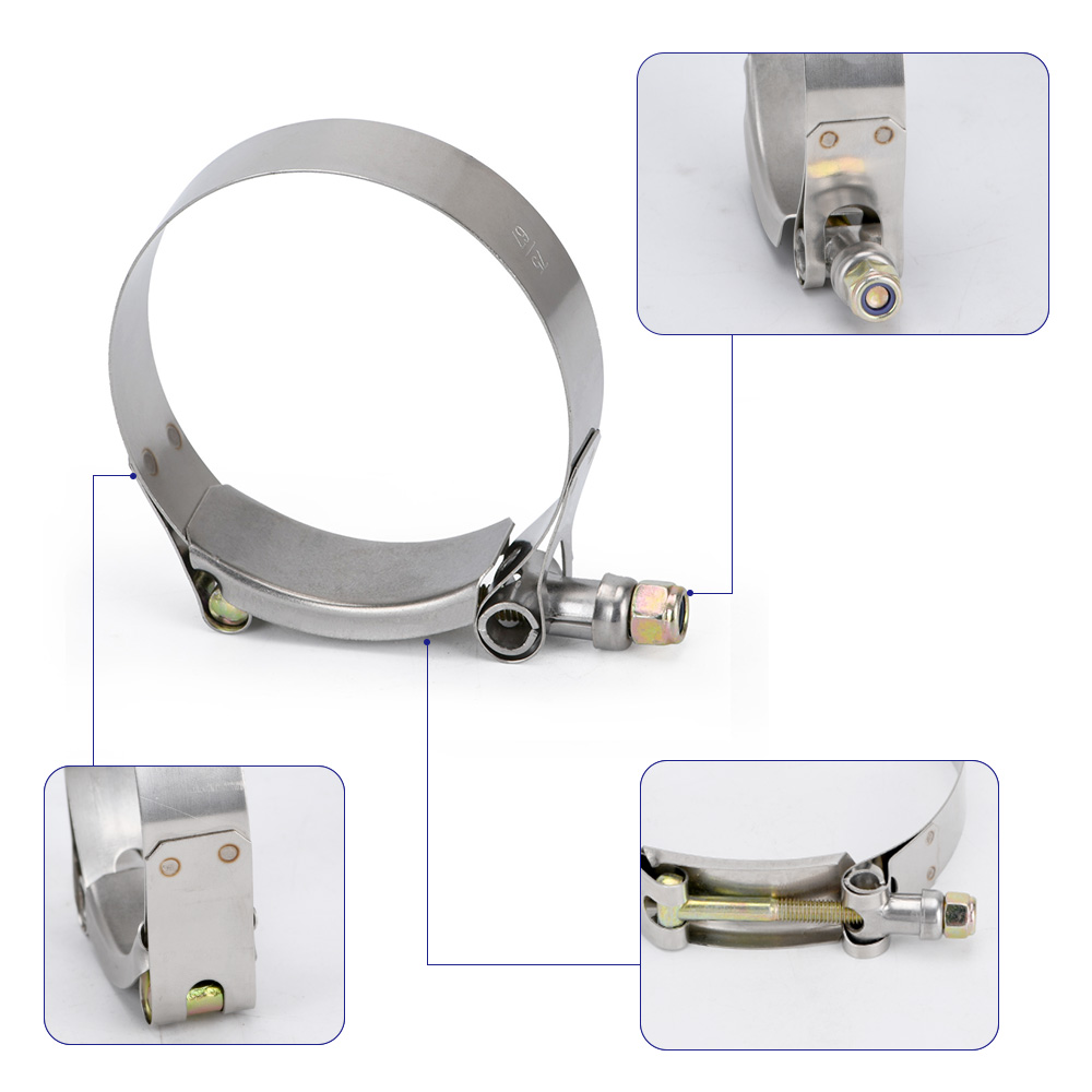 LIZHI - (2 TEILE/LOS) KLEMMEN  – T-Bolt Hose Clamps Stainless Steel Turbo Bewertung und Preis
