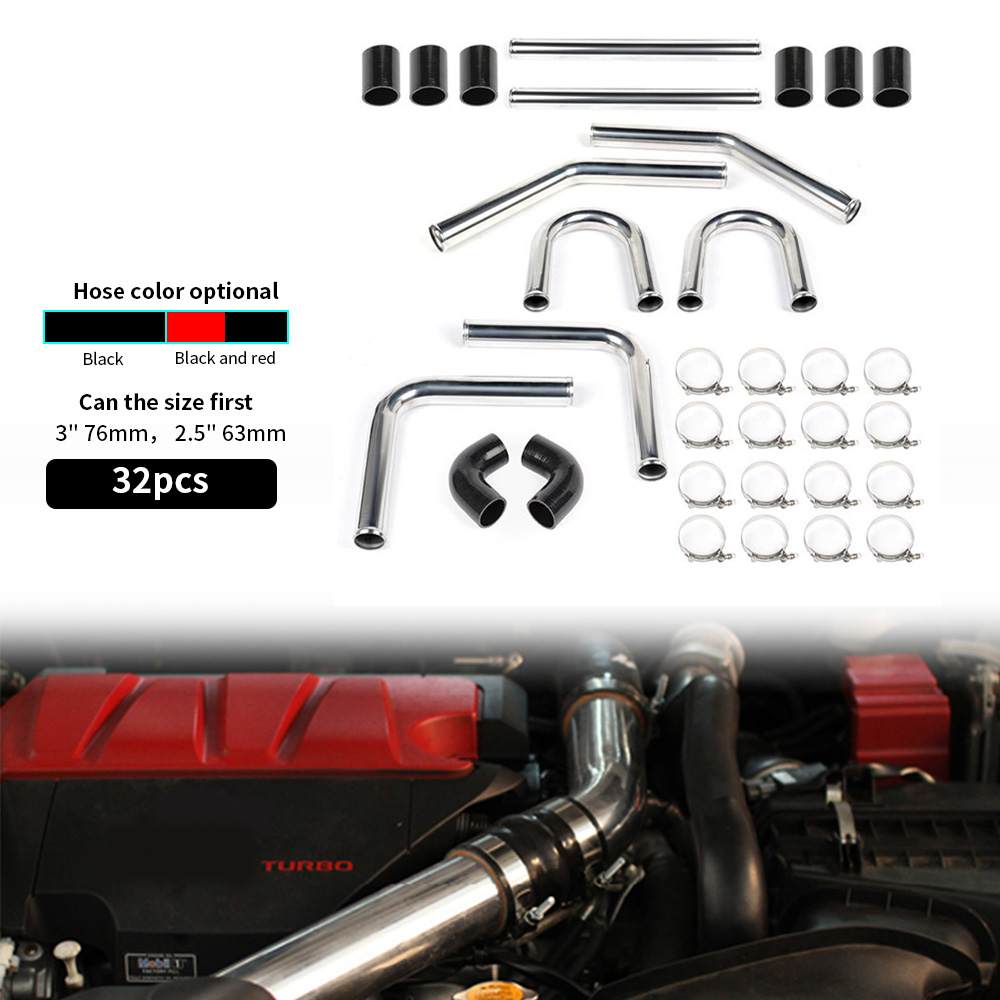 Aluminium-Turbo-Ladeluftkühler – Intercooler Piping Kit Aluminum 2.5 Inch Bewertung und Preis