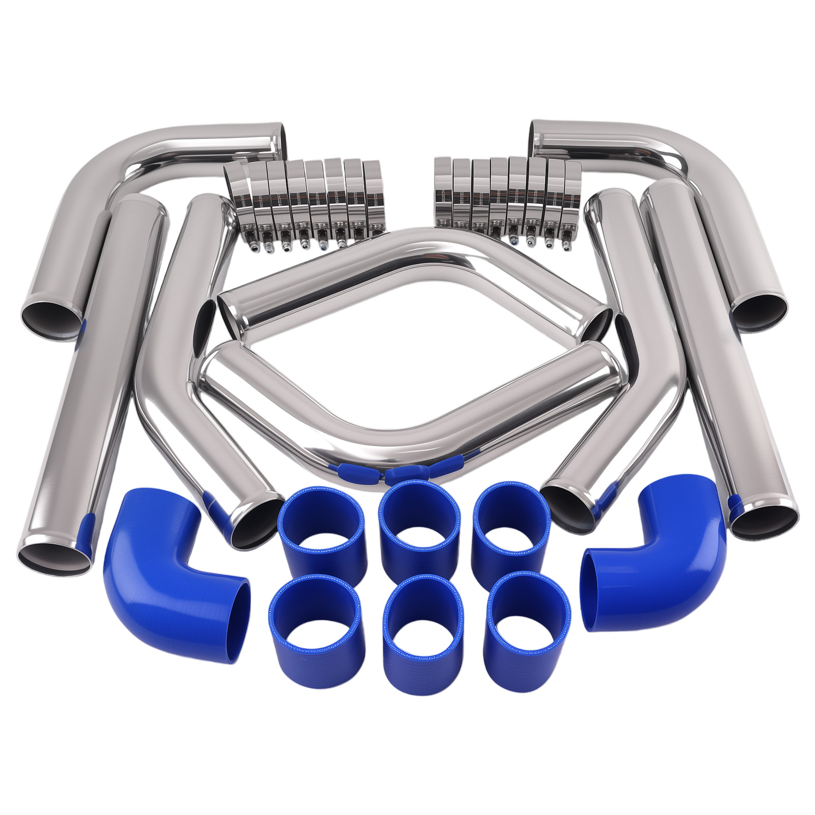 Poliertes 2,5 Zoll Aluminium-R – Intercooler Piping Kit Aluminum 2.5 Inch Bewertung und Preis