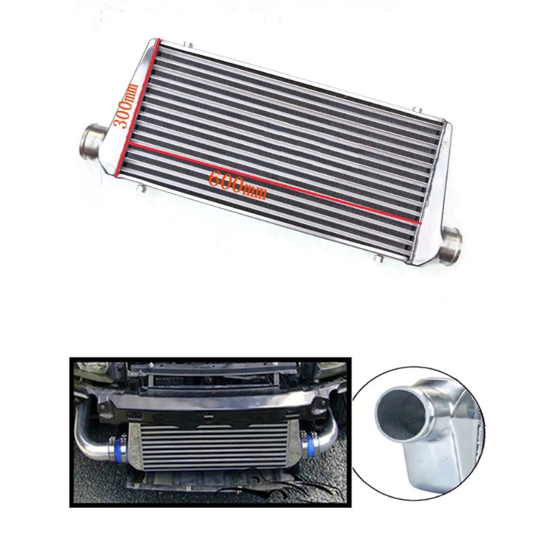 600*300*76mm Universal Turbo L – Front Mount Intercooler Universal Bar Plate Bewertung und Preis