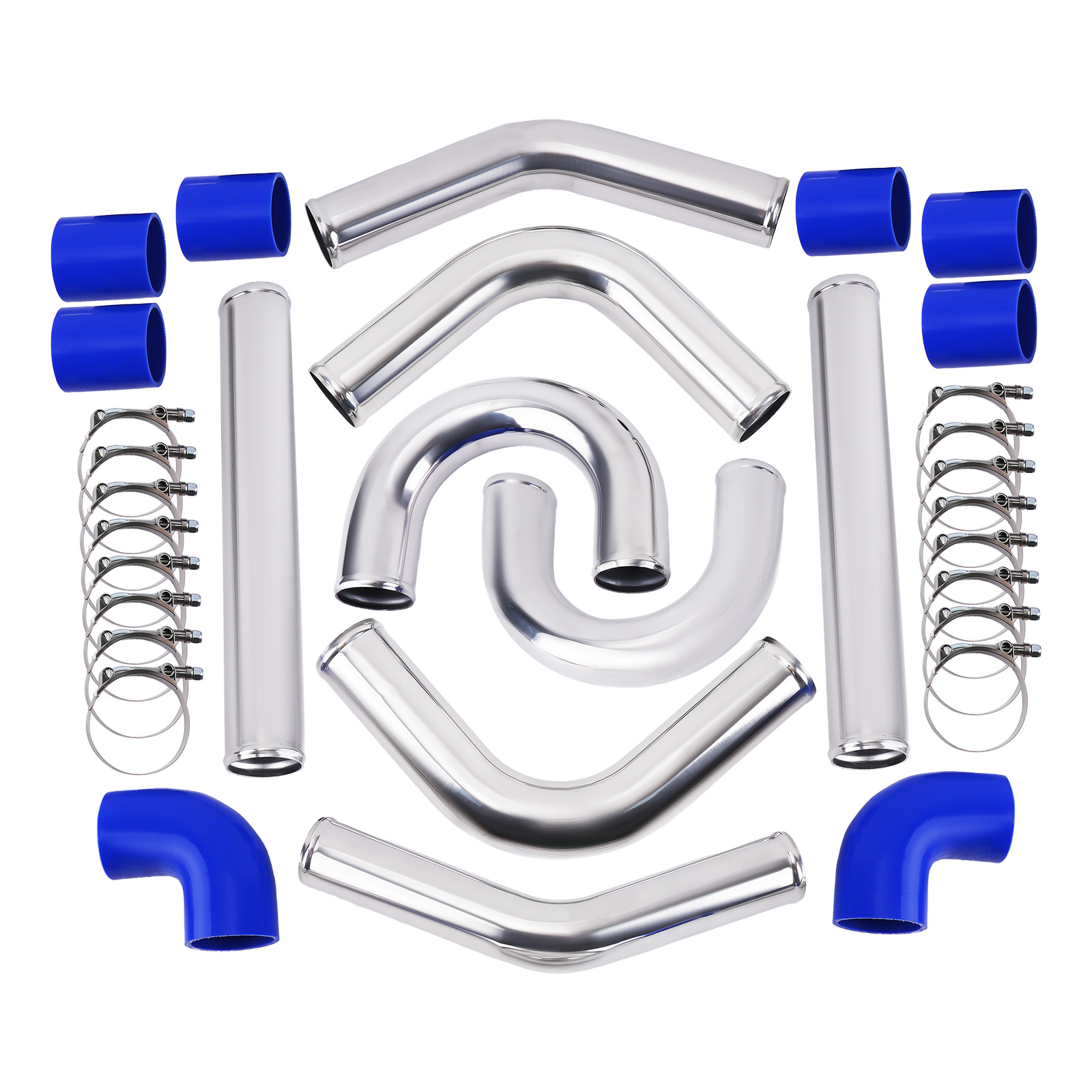 2,5 Zoll 64mm Universal Turbo  – Intercooler Piping Kit Aluminum 2.5 Inch Bewertung und Preis