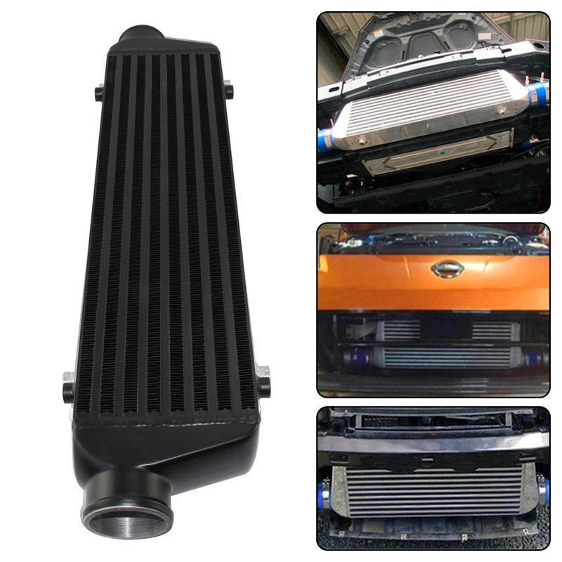 Schwarz/Silber Universal Bar&P – Front Mount Intercooler Universal Bar Plate Bewertung und Preis