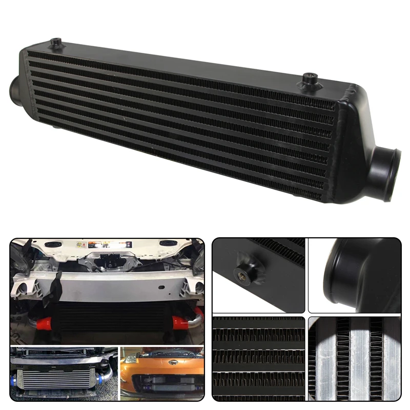 Schwarz/Silber Universal Bar&P – Front Mount Intercooler Universal Bar Plate Bewertung und Preis