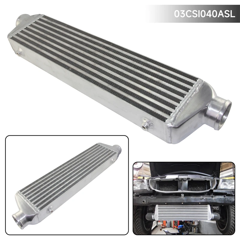 Schwarz/Silber Universal Bar&P – Front Mount Intercooler Universal Bar Plate Bewertung und Preis