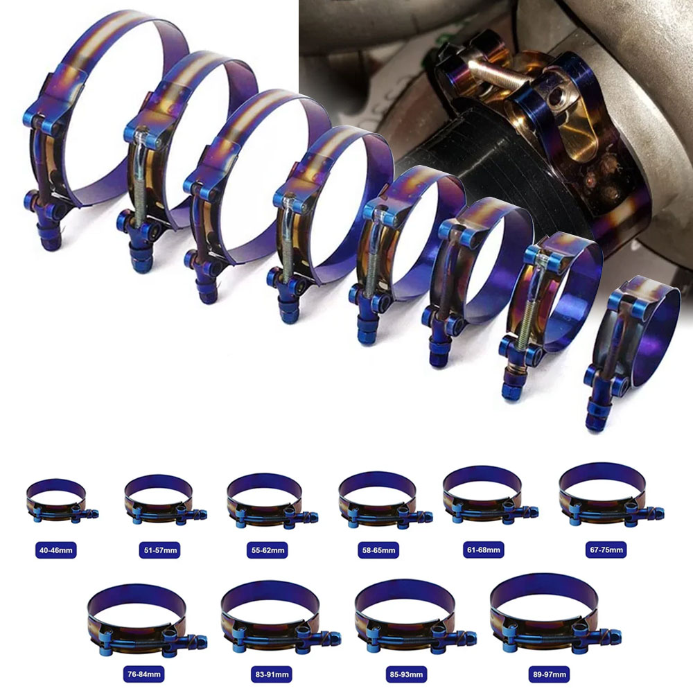 Universelle Titanblaue T-Bolze – T-Bolt Hose Clamps Stainless Steel Turbo Bewertung und Preis