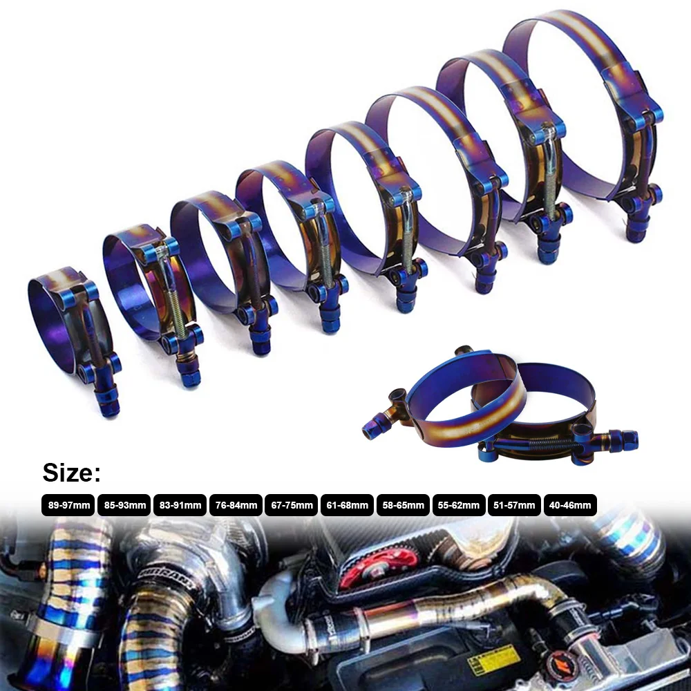 Universelle Titanblaue T-Bolze – T-Bolt Hose Clamps Stainless Steel Turbo Bewertung und Preis