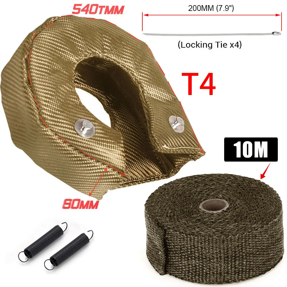 T25 T3 T4 T6 Auto Titan Turbo  – Turbo Heat Shield Blanket Titanium T3 T4 Bewertung und Preis