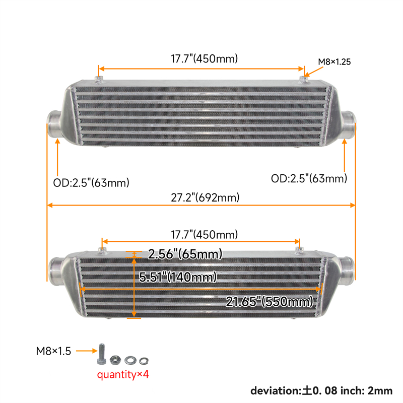 Universeller Bar & Plate Front – Front Mount Intercooler Universal Bar Plate Bewertung und Preis